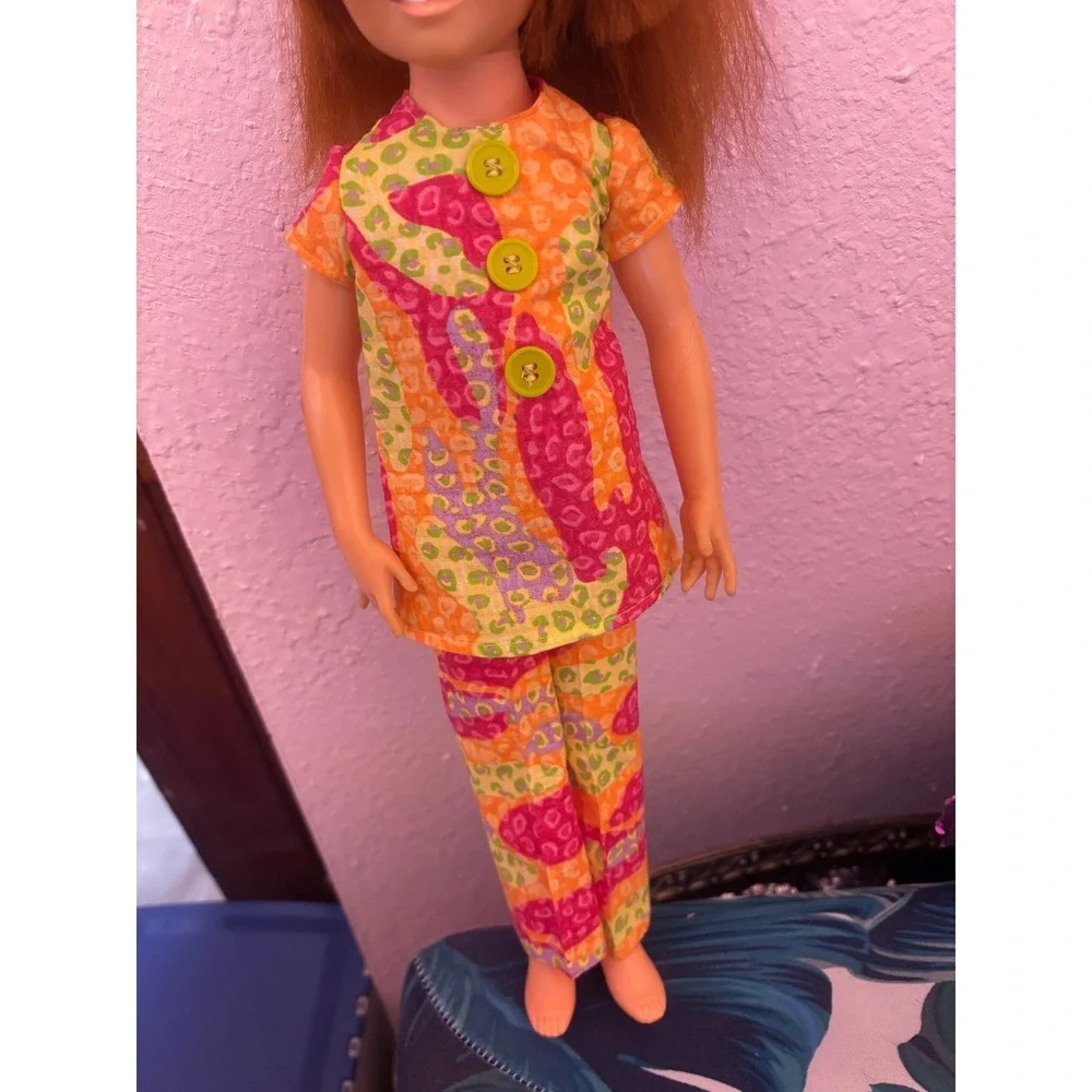 Handmade Clothing Lot for Vintage Chrissy Doll Retro Patterns Outfits Set